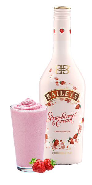 Baileys Strawberries & Cream Milkshake