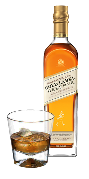 Johnnie Walker Gold Label Over Ice