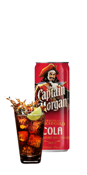 Premix Captain Morgan Cola