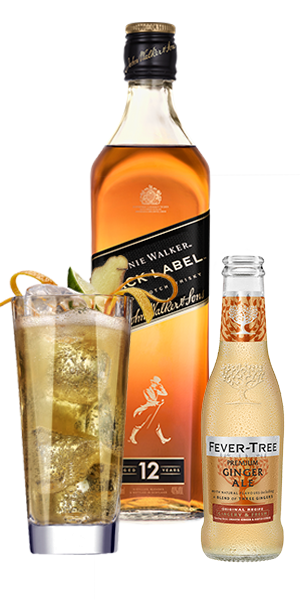 Johnnie Walker Black Label Ginger Orange